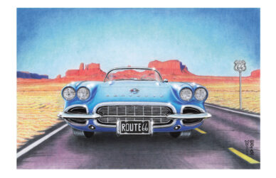 Route 66 Vette Variant by Denae Frazier